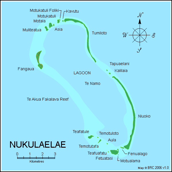 tuvalu islands map